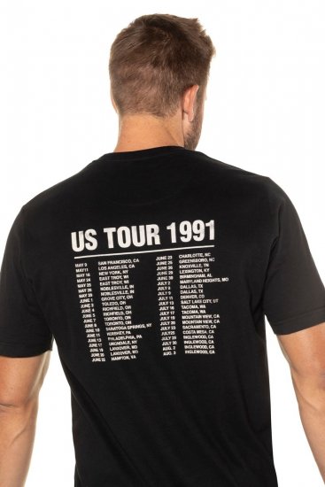 JP1880 Guns N’ Roses Skull Comfort Fit Band T-Shirt Black - T-shirts - T-shirts Homem Tamanhos Grandes