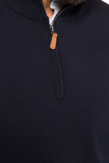 JP1880 716842 Camisola de malha com meio fecho Azul-marinho - Sweatshirts & hoodies - Sweatshirt & Camisolas com Capuz tamanhos grandes