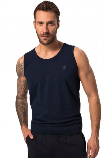 JP1880 719783 Camisola sem mangas com corte para barriga Azul-marinho - T-shirts - T-shirts Homem Tamanhos Grandes
