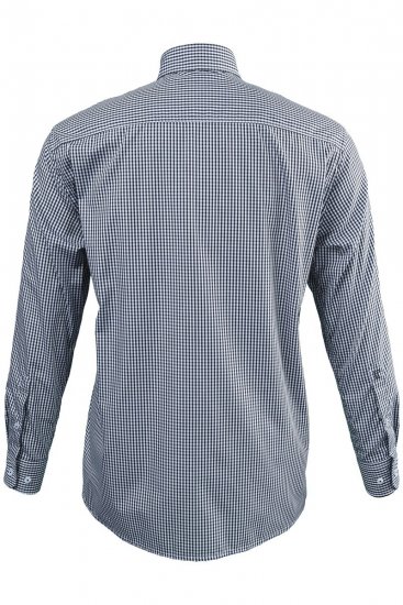JP1880 722859 Camisa aos quadrados de manga comprida Preto - Camisas - Camisas Homem Tamanhos Grandes