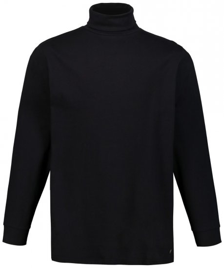 JP1880 723303 Camisola de gola alta de manga comprida Preto - Sweatshirts & hoodies - Sweatshirt & Camisolas com Capuz tamanhos grandes