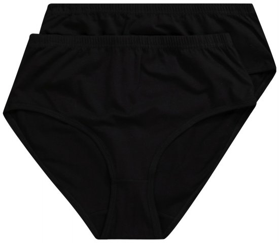 Ulla Popken 723498 Cuecas pack de 2 Preto - Cuecas - 