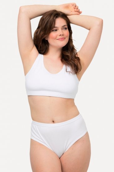 Ulla Popken 723498 Cuecas pack de 2 Branco - Cuecas - 