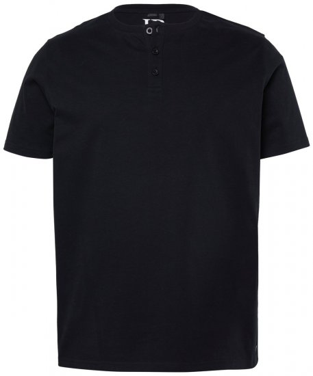 JP1880 726695 T-shirt henley Preto TALL - TALL T-shirts - T-Shirts para Homens Altos