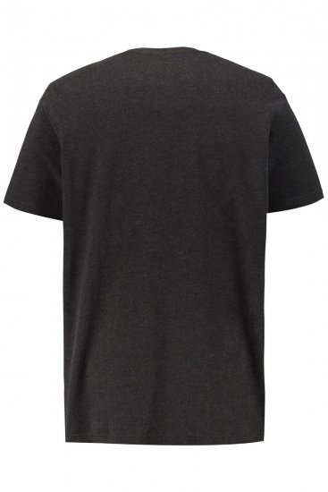 JP1880 726695 T-shirt Henley Cinzento escuro - T-shirts - T-shirts Homem Tamanhos Grandes