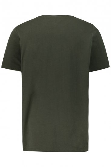 JP1880 726695 T-shirt Henley Azeitona escuro - T-shirts - T-shirts Homem Tamanhos Grandes