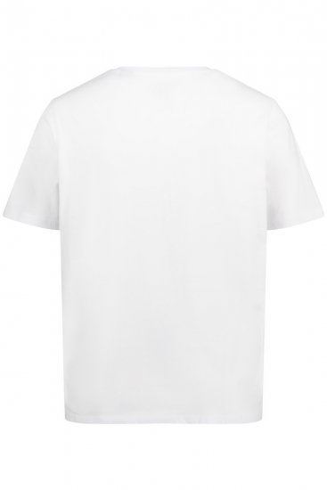 JP1880 726695 T-shirt Henley Branco - T-shirts - T-shirts Homem Tamanhos Grandes
