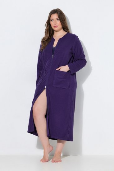 Ulla Popken 749967 Roupão turco com fecho Multicolor - Robes & roupões - 