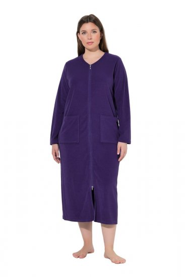 Ulla Popken 749967 Roupão turco com fecho Multicolor - Robes & roupões - 
