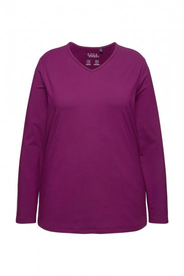 Ulla Popken 751623 Camisola de esqui de secagem rápida Rosa - Roupa de esqui - 