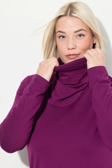 Ulla Popken 751623 Camisola de esqui de secagem rápida Rosa - Roupa de esqui - 