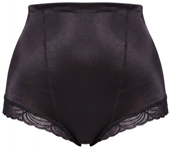 Ulla Popken 781632 Cuecas modeladoras de cintura alta Castanho - Roupa modeladora - 