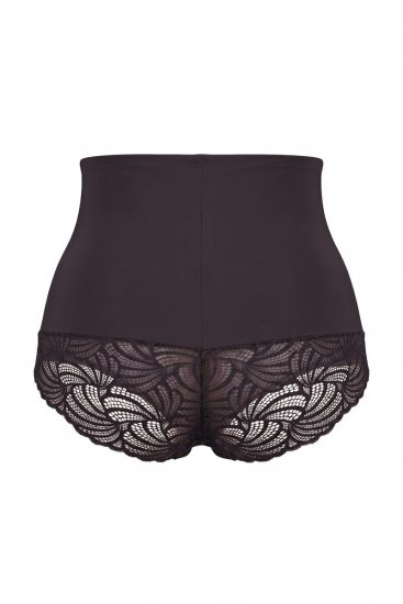 Ulla Popken 781632 Cuecas modeladoras de cintura alta Castanho - Roupa modeladora - 