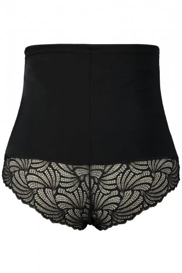 Ulla Popken 781632 Cuecas modeladoras de cintura alta Preto - Roupa modeladora - 