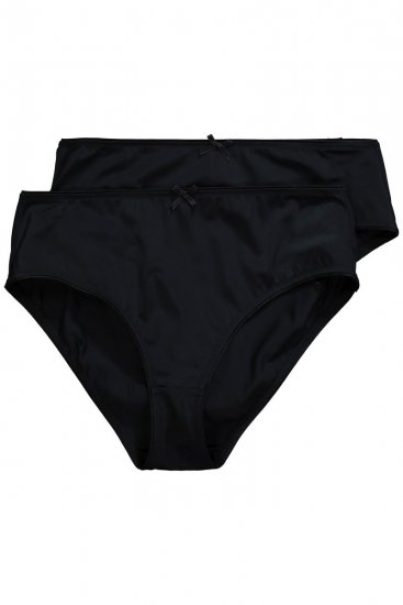 Ulla Popken 781658 Cuecas pack de 2 Preto - Cuecas - 