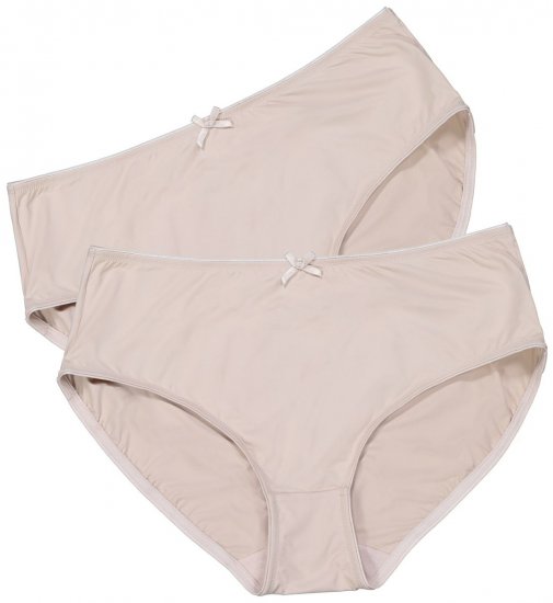 Ulla Popken 781658 Cuecas pack de 2 Bege - Cuecas - 