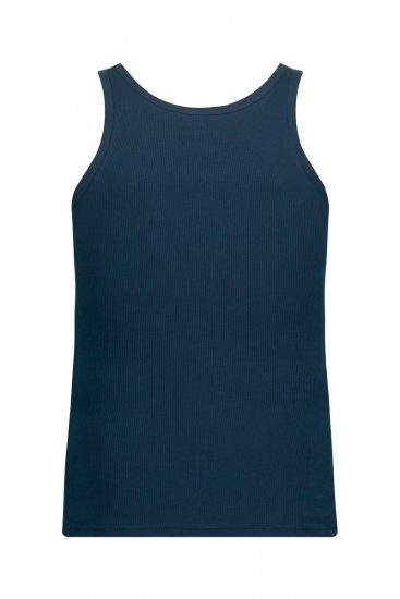 JP1880 782617 Camisola interior canelada Azul noite - Roupa Interior & natação - Roupa interior Homem Tamanhos Grandes