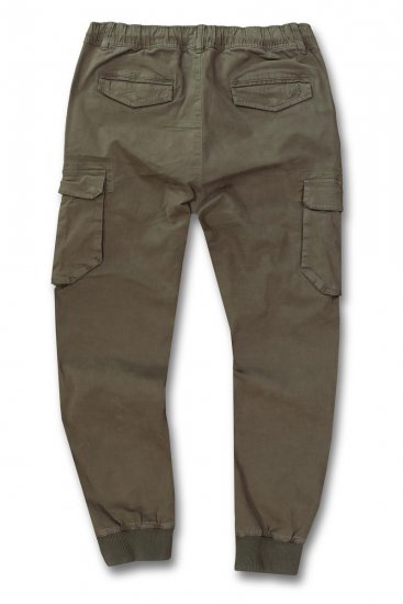 JP1880 782635 Calças cargo Verde azeitona - Jeans & calças - Jeans & Calças Tamanhos Grandes Homem