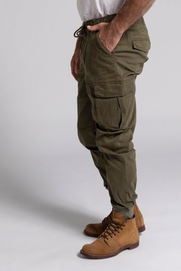 JP1880 782635 Calças cargo Verde azeitona - Jeans & calças - Jeans & Calças Tamanhos Grandes Homem