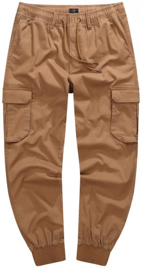 JP1880 782635 Calças cargo Castanho caramelo - Jeans & calças - Jeans & Calças Tamanhos Grandes Homem