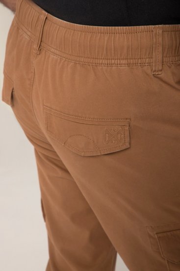 JP1880 782635 Calças cargo Castanho caramelo - Jeans & calças - Jeans & Calças Tamanhos Grandes Homem