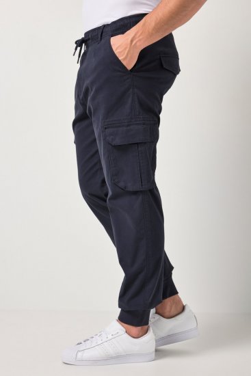 JP1880 Stretchy FLEXNAMIC Cargo Pants Navy - Calças cargo - Calças Cargo Tamanhos Grandes Homem