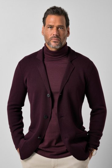 JP1880 Milano Flexnamic Blazer de malha Beringela - Fatos - Fatos de Homem Tamanhos Grandes