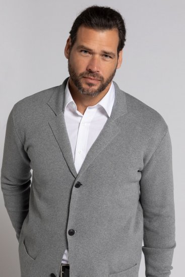JP1880 Milano Flexnamic Blazer de malha Cinzento mesclado - Fatos - Fatos de Homem Tamanhos Grandes
