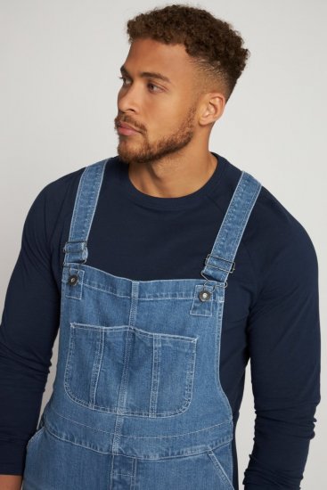 JP1880 Dungarees Denim Adjustable Straps Blue - Jeans & calças - Jeans & Calças Tamanhos Grandes Homem