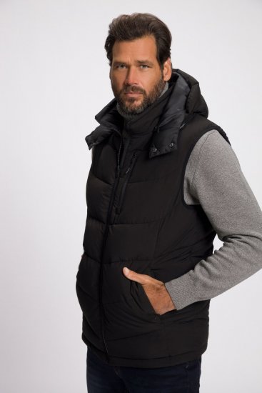 JP1880 Quilted Gilet DownTouch Padding Black - Casacos - Casacos Homem Tamanhos Grandes