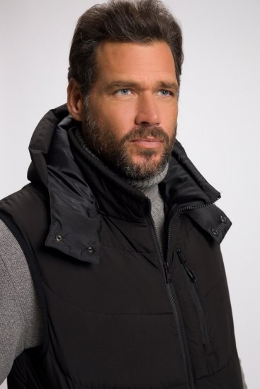 JP1880 Quilted Gilet DownTouch Padding Black - Casacos - Casacos Homem Tamanhos Grandes