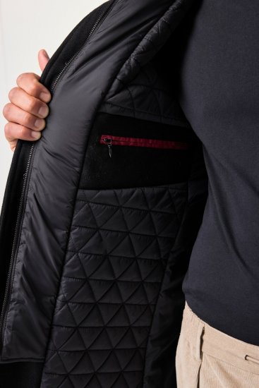 JP1880 Jacket Water-repellent Warm Black - Casacos - Casacos Homem Tamanhos Grandes