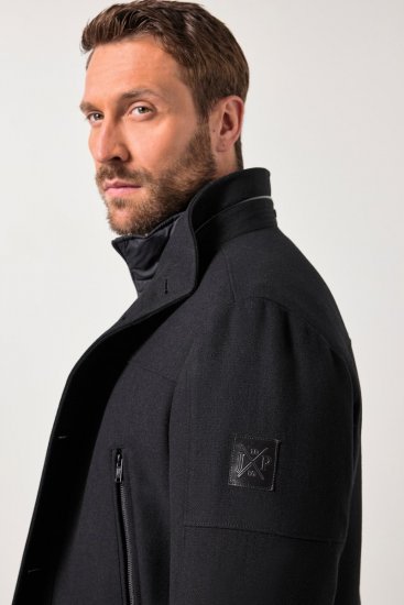 JP1880 Jacket Water-repellent Warm Black - Casacos - Casacos Homem Tamanhos Grandes