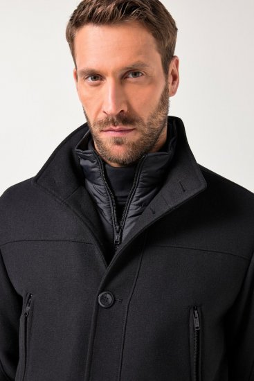 JP1880 Jacket Water-repellent Warm Black - Casacos - Casacos Homem Tamanhos Grandes