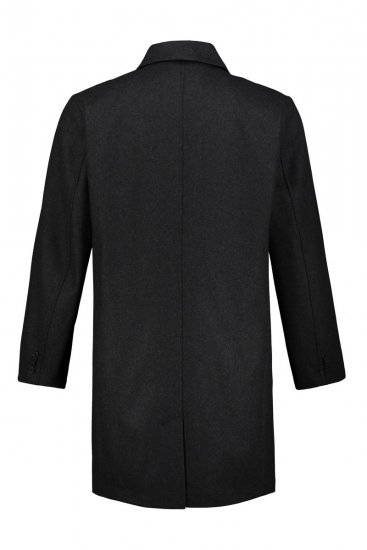 JP1880 795116 Casaco impermeável em lã misturada Antracite TALL - TALL casacos - Casacos TALL para homens altos