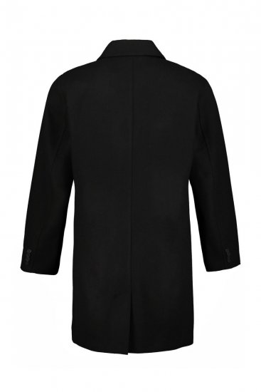 JP1880 795116 Casaco impermeável em lã misturada Preto TALL - TALL casacos - Casacos TALL para homens altos
