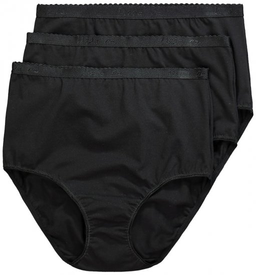 Ulla Popken 795269 Cuecas pack de 3 Preto - Cuecas - 