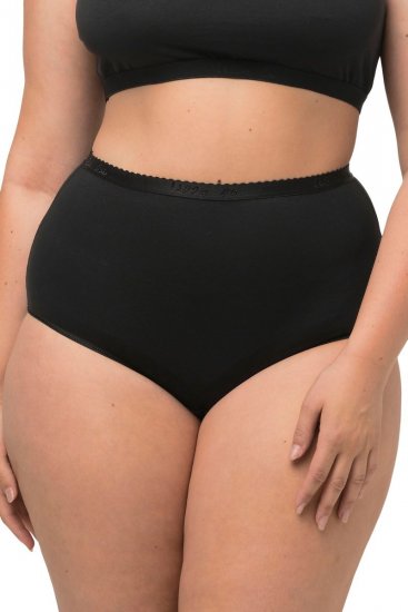 Ulla Popken 795269 Cuecas pack de 3 Preto - Cuecas - 