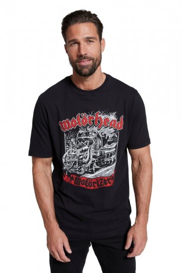 JP1880 Motörhead Graphic Band T-Shirt Black - T-shirts - T-shirts Homem Tamanhos Grandes