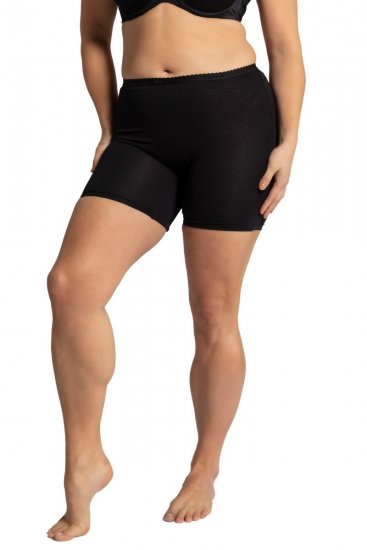 Ulla Popken 799090 Boxers Preto - Cuecas - 