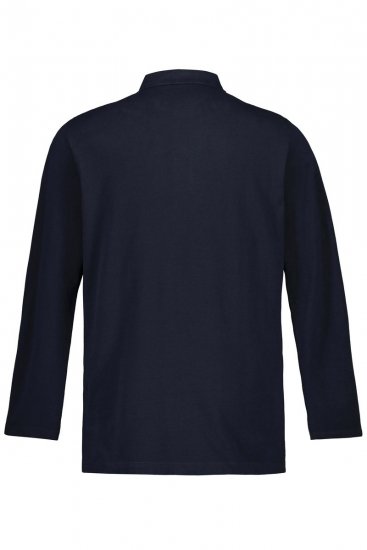 JP1880 799230 Polo de manga comprida Azul-marinho - Pólos - Pólos Tamanhos Grandes Homem