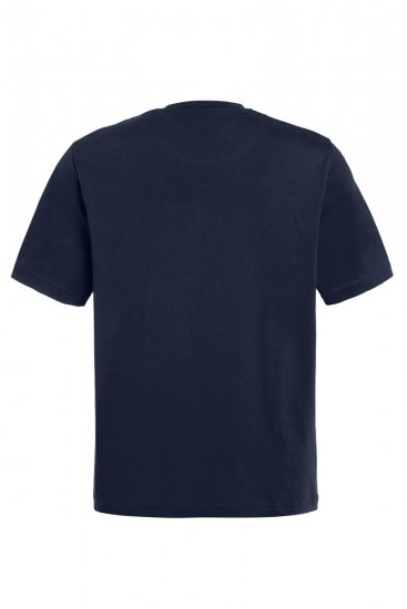 JP1880 799997 T-shirt com bolso no peito Azul noite - T-shirts - T-shirts Homem Tamanhos Grandes