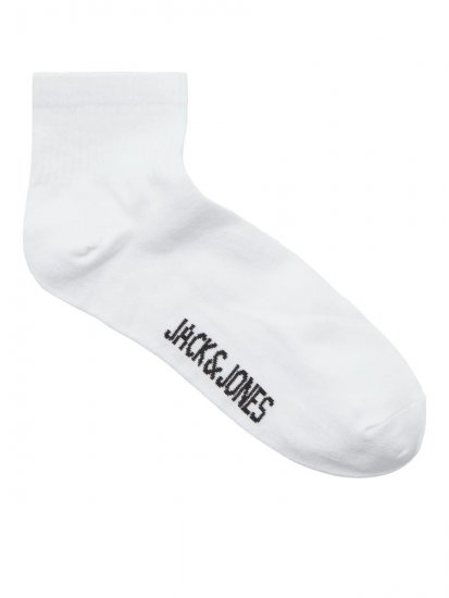 Jack & Jones Leon Meias de ténis Branco pack de 3 - Roupa Interior & natação - Roupa interior Homem Tamanhos Grandes
