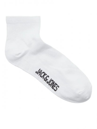 Jack & Jones Leon Meias de ténis Branco pack de 3 - Roupa Interior & natação - Roupa interior Homem Tamanhos Grandes