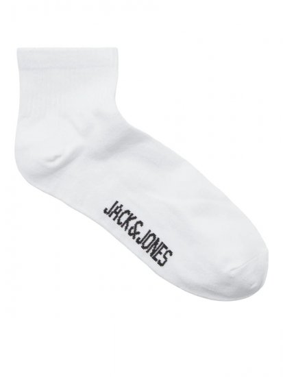 Jack & Jones Leon Meias de ténis Branco pack de 3 - Roupa Interior & natação - Roupa interior Homem Tamanhos Grandes