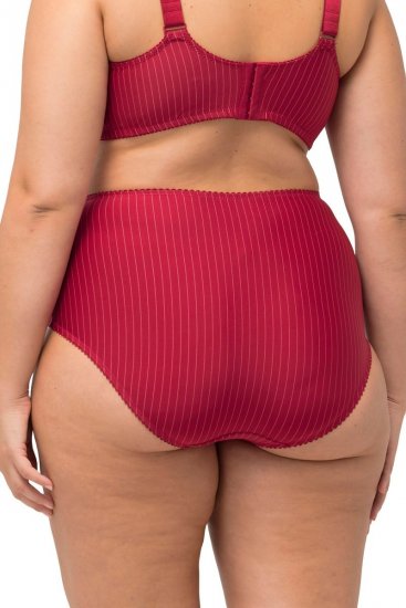 Ulla Popken 800279 Cuecas às riscas pack de 2 Bordô - Cuecas - 