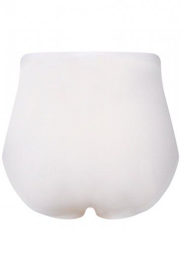 Ulla Popken 800498 Cuecas modeladoras de cintura alta Branco - Roupa modeladora - 