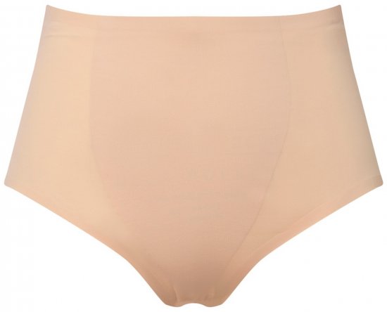 Ulla Popken 800498 Cuecas modeladoras de cintura alta Champanhe - Roupa modeladora - 