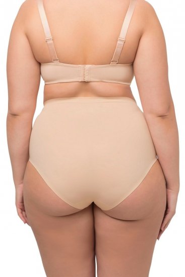 Ulla Popken 800498 Cuecas modeladoras de cintura alta Champanhe - Roupa modeladora - 