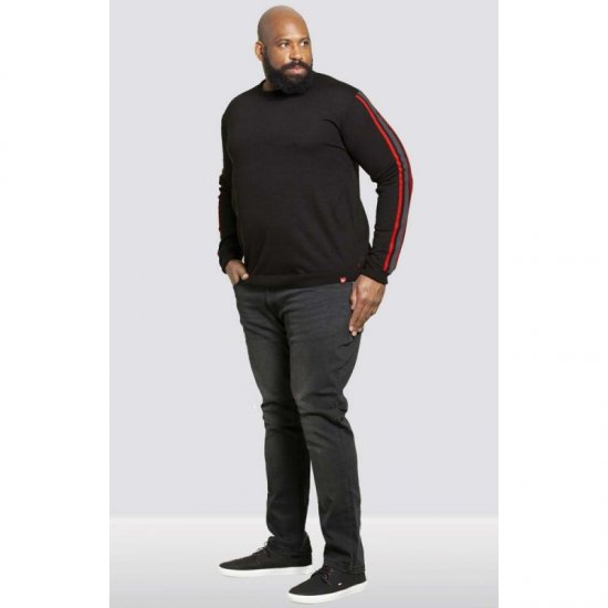 D555 Orlando Sweater Black - Sweatshirts & hoodies - Sweatshirt & Camisolas com Capuz tamanhos grandes
